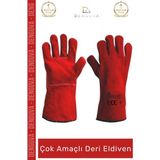 Denguva #çokamaçlıderieldiven Isıya Dayanıklı Yanmaz Su Geçirmez Lamineli Ergonomik Kaliteli Çok Amaçlı Deri Eldiven