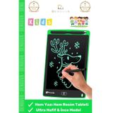 Denguva #DijitalÇizimTableti LCD Grafik Çizim Not Yazma Dijital Çocuk Yazı Tahtası Hafif Taşınabilir Model R