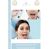 Denguva #DilTemizleyici Paslanmaz Çelik Profesyonel Hijyenik Günlük Ağız Bakım Seti Metal Dil Temizleme Alet