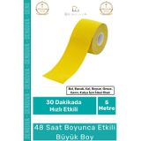 Denguva Hızlı Etkili Büyük Boy Kas Eklem Bel Bacak Kol Boyun Sırt Omuz Karın Kalça Ağrı IsıI Bandı 5cm x 5m