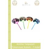 Denguva #Kalem Anime Figürlü Estetik Tasarım Kaliteli Okul Kırtasiye Hediye Yelpazeli Tükenmez Kalem