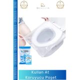 Denguva #KlozetKapakPoşeti Hijyenik Tek Kullanımlık Pratik Sağlıklı Seyahat Tipi Klozet Kapağı Poşeti - 50 A