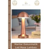 Denguva #Lamba Mantar Şarjlı Dimlenebilir Modern Tasarım Ofis Gece Okuma Dokunmatik LED Masa Lambası