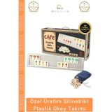 Denguva #OkeyTakımı Kir Tutmayan Çizilmeye Dayanıklı Silinebilir Leke Tutmaz Kahveci Kafe Okey Takımı