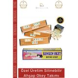 Denguva #OkeyTakımı Kir Tutmaz Çizilmeye Dayanıklı Silinebilir Doğal Konken Ahşap Okey Takımı