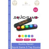 Denguva #Oyuncak Çocuk Eğitici Zeka Geliştirici Kumlu Ağır Renkli Strateji Seti Squid Game 5 Taş Oyunu