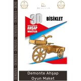 Denguva #Oyuncak Eğitici Hobi Tasarım 3D Boyanabilir MDF Lazer Kesim Puzzle Hediyelik Demonte Ahşap Oyun