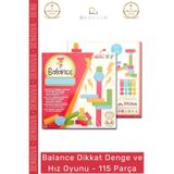 Denguva #Oyuncak Eğitici Zeka Geliştirici 115 Parça Taş 63 Kart Zil İçeren Balance Dikkat Denge Hız Oyunu