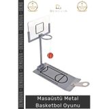 Denguva #Oyuncak Hediyelik Ofis Katlanabilir Akrilik Pota Şık Kompakt Sağlam Masaüstü Metal Basketbol Oyunu