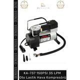 Denguva Özel Üretim 12V Güçlü Metal Gövde Taşınabilir Pompa KA737 150PSI 35 Lpm Oto Lastik Hava Kompresörü