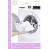 Denguva Özel Üretim Premium Koruyucu Fermuarlı Leke Çıkartıcı Ayakkabı Çamaşır Yıkama Torbası Filesi - 2 Ade