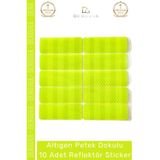 Denguva #Reflektör Honeycomb Reflektif Güvenlik Bandı Altıgen Petek Dokulu 10 Adet Reflektör Sticker Seti
