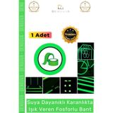 Denguva #ReflektörBant Fosforlu Yeşil Fotolümen Acil Çıkış Güvenlik Şeridi Kendinden Yapışkanlı Reflektör Ba