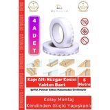 Denguva Rüzgar Kesici Ses Böcek Toz Önleyici Yalıtım Kapı Pencere Isı Izolasyon Şeffaf Şerit Bant 5mt 4 Adet