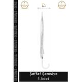 Denguva #Şemsiye Modern Dayanıklı Fiber Glas Otomatik Mekanizma Su Geçirmez POE Gövde Lüks Şeffaf Şemsiye