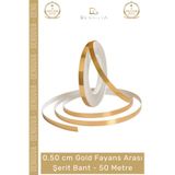 Denguva #ŞeritBant Kendinden Yapışkanlı Dekoratif 0,5cm 50 Metre Şık Parlak Su Geçirmez Gold Fayans Arası Şe