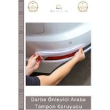 Denguva #TamponKoruyucu Karbon Desenli Beyaz Çizilmez Esnek Darbe Emici Kaliteli Montaj Araba Tampon Koruyuc