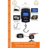 Denguva #Tartı Hassas Bagaj Bavul Mutfak LCD Dijital El Kantarı 50 Kg Terazi Tartı 10 Gr Hassasiyet
