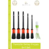 Denguva #TemizlikFırçası Araba Otomobil Araç Jant Motor Klima İç Dış Bakım Temizlik Detay Fırçası 5+1 Set