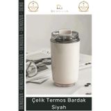 Denguva #Termos Paslanmaz Sızdırmaz Isı Yalıtımlı Vakumlu Ofis Outdoor Kahve Çelik Termos Bardak Siyah