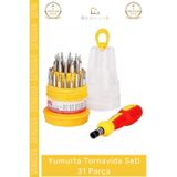 Denguva #Tornavida Profesyonel Hassas Elektronik Tamir Onarım Çok Amaçlı Yumurta Tornavida Seti 31 Parça