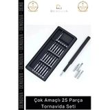Denguva #TornavidaSeti Hassas Onarım Tamir Telefon Gözlük Saat Kamera Ekipman Kutulu 25 Parça Tornavida Seti