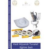 Denguva #TuvaletSeti Kedi Klozet Alıştırma Aparatı Ekonomik Kumsuz Pratik Çözüm Hijyenik Tuvalet Eğitim Seti