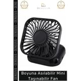 Denguva #Vantilatör Boyuna Asılabilir USB Şarjlı Sessiz Ergonomik Hands Free Hafif Modern Mini Taşınabilir E