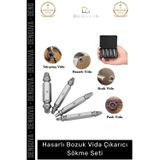 Denguva #VidaÇıkarıcı Matkap Uyumlu Paslanmaz Çelik Yalama Vida Çıkarıcı Pratik Aparat Hasar Görmüş Vida Sök