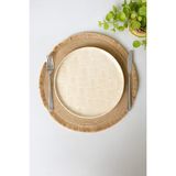 Denia Home | Rustic | Pasta - Tatlı Tabağı 2'li Set 22 cm - Krem