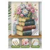 Denic Hobi Sayılarla Boyama Seti 40x50 Cm (Çıtalı) Fırça Boya Dahil Numaralı Tuval Kitaplar