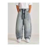 DENİKK TREND ERKEK ÖZEL YIKAMA ESKİTME EFEKTLİ LOOSE FİT BOL KALIP BAGGY DENİM JEAN KOT ERKEK PANTOLON