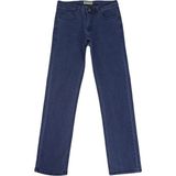 Denim Cartel Fistan Store Erkek Koyu Mavi Yüksek Bel Rahat Kesim Boru Paça Battal Jean Pantolon - 40