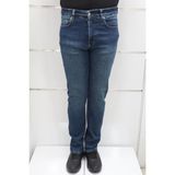 Denim Cartel Fistan Store Erkek Koyu Mavi Yüksek Bel Rahat Kesim Boru Paça Jean Pantolon - 40