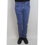 Denim Cartel Fistan Store Erkek Mavi Yüksek Bel Rahat Kesim Boru Paça Jean Pantolon - 36
