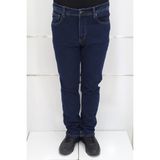 Denim Cartel Fistan Store Erkek Yüksek Bel Normal Kesim Boru Paça Battal Jean Pantolon - Lacivert - 46