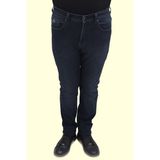 Denim Cartel Fistan Store Erkek Yüksek Bel Normal Kesim Boru Paça Jean Pantolon - Lacivert - 38