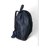 Denim Kumaş Kadın Sırt Çantası 3 Cep Xl Model Lacivert 3Cepdnmxllcvrt1