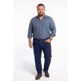 Denim Lacivert Erkek Kot Pantolon Likralı Klasik Kesim Büyük Beden Jean