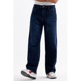 Denim Republic Erkek Lacivert Baggy Bol Kot Pantolon Bol Paça