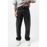 Denim Republic Erkek Siyah Baggy Bol Kot Pantolon Bol Paça - 33