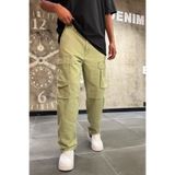 Denim Republic Yeşil Baggy Kargo Pantolon
