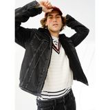 Denim Trip DANIEL BLACK FUR Regular Fit İçi Sherpa Kürklü Siyah Erkek Jean Mont