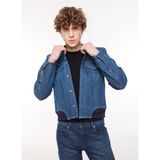 Denim Trip DOJA Bomber Slim Fit Siyah Erkek Ceket