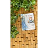 Denimay Hediyelik İsme Özel Kart Tespih Hediyelik - 50 ADET - Bebek Mevlüdü, Doğum, Sünnet, Hoşgeldin Bebek