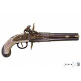 Denix Koleksiyon Grubu-Çift Namlulu Ters Çevirme Tabancası, Birleşik Krallık, 1750-Jdnx1264