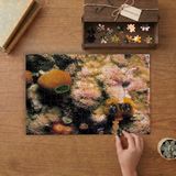 Deniz Bitkileri- Sualtı Canlıları Tasarımı 240 Parça Ahşap Puzzle Ahşap Kutuda MP00098