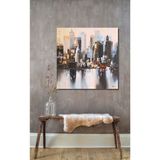 Deniz Büyük Boy El Yapımı Yağlı Boya Tablo 116x115cm