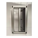 Deniz Cam Modern Alüminyum Sineklik Pileli Plise Akordiyon Sürme Katlanır Sineklik - Naturel (Eloksal) 0-40 x 0-100 cm