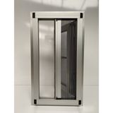 Deniz Cam Sineklik Plise Yatay Sineklik Pileli Plise Akordiyon Sürme Katlanır Sineklik Her Renk ve Ölçüde - 60-100 x 140-170 cm - Naturel